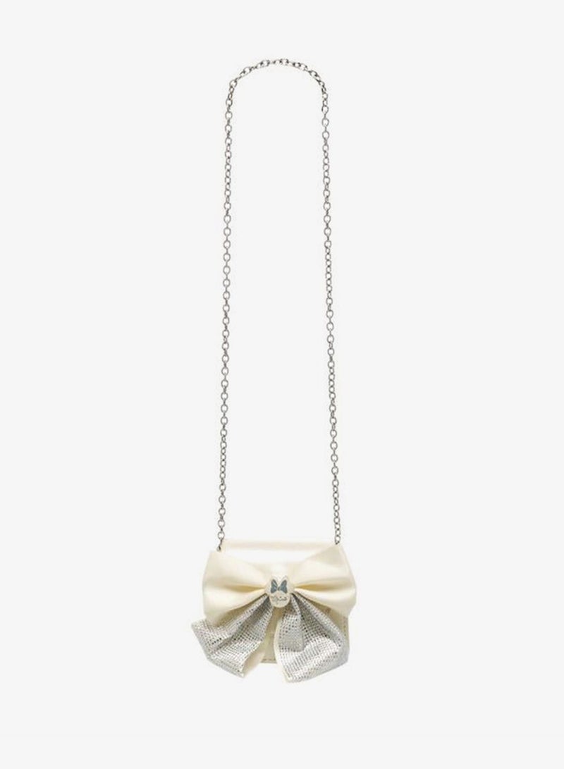 Disney Minnie Mouse School Crossbody Bag With Chain Strap - 7x11x13.5 CM - Image 3