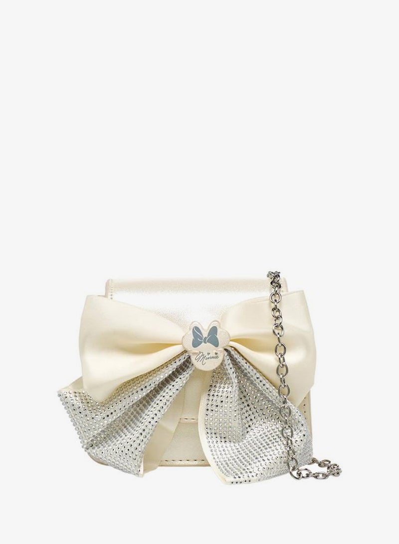 Disney Minnie Mouse School Crossbody Bag With Chain Strap - 7x11x13.5 CM - Image 1