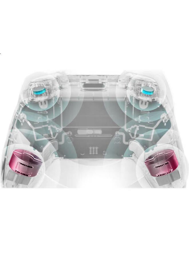 MACHENIKE Engineer G5Pro Max Wireless Bluetooth Game Controller, Switch Pro Xbox Controller, Wired Computer Pc Mobile Ns Steam Controller, With Charging Dock, White - Image 3