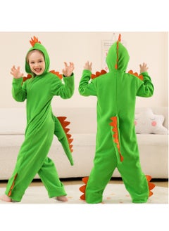 xppier Dinosaur Costume for Kids 1-7 Years – Dinosaur Jumpsuit Costume for Halloween Dress Up Cosplay Fancy Dress Party – Animal Costumes for Kids – Dinosaur Costume Toddler, 8-10 Years  - Image 2
