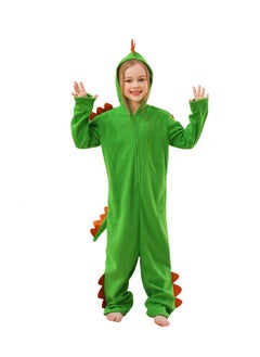 xppier Dinosaur Costume for Kids 1-7 Years – Dinosaur Jumpsuit Costume for Halloween Dress Up Cosplay Fancy Dress Party – Animal Costumes for Kids – Dinosaur Costume Toddler, 8-10 Years  - Image 3