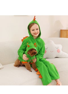 xppier Dinosaur Costume for Kids 1-7 Years – Dinosaur Jumpsuit Costume for Halloween Dress Up Cosplay Fancy Dress Party – Animal Costumes for Kids – Dinosaur Costume Toddler, 8-10 Years  - Image 5