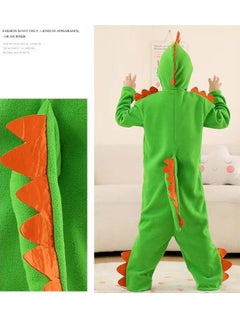xppier Dinosaur Costume for Kids 1-7 Years – Dinosaur Jumpsuit Costume for Halloween Dress Up Cosplay Fancy Dress Party – Animal Costumes for Kids – Dinosaur Costume Toddler, 8-10 Years  - Image 4