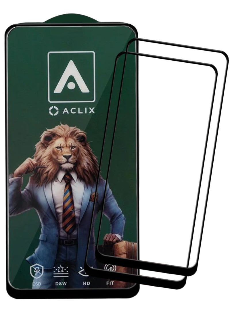 ACLIX 2 Pieces Antistatic ESD Dustproof Premium Quality High Definition Tempered Glass Screen Protector Designed For Huawei Y9 (2019) - Image 1