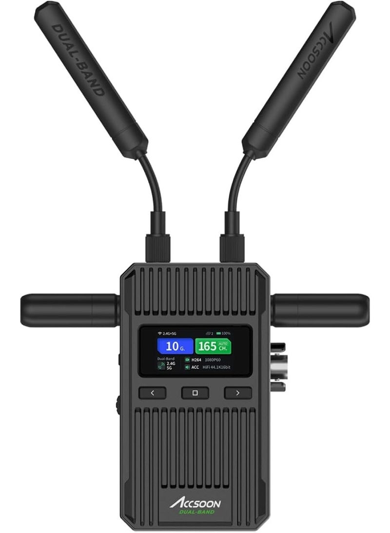Accsoon WIT08-S-RX CineView 2 SDI Wireless Video Receiver – Dual SDI, Low Latency, Long-Range Professional Wireless Video Reception for Filmmakers - Image 1