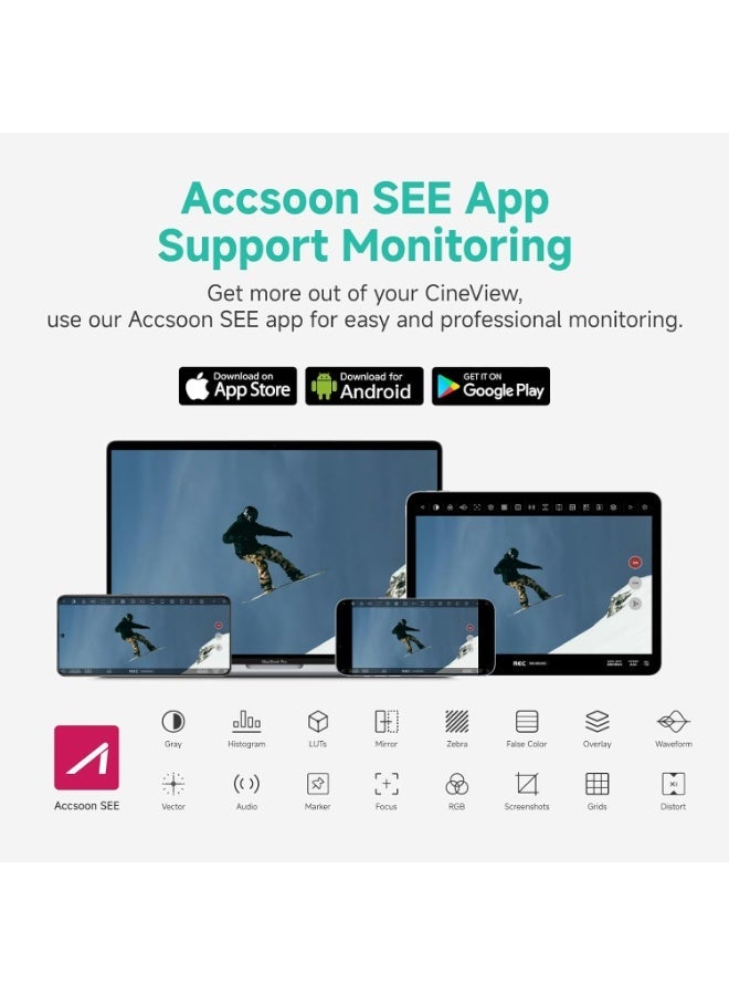 Accsoon WIT08-S-RX CineView 2 SDI Wireless Video Receiver – Dual SDI, Low Latency, Long-Range Professional Wireless Video Reception for Filmmakers - Image 2