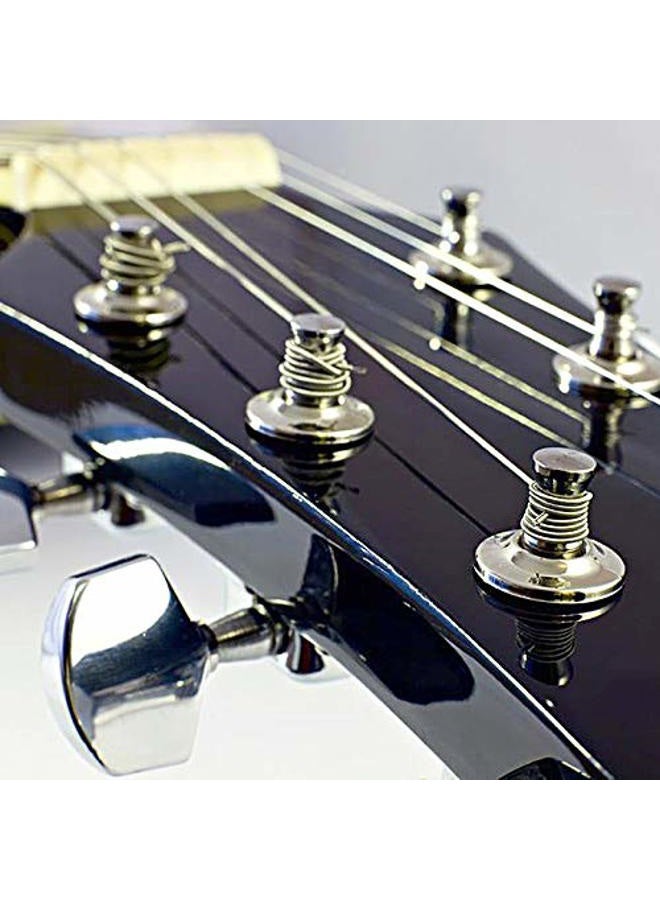 DGQ 3L3R 6 Pieces Acoustic Guitar String Tuning Pegs Machine Heads Knobs Tuning Keys Enclosed Locking Tuners for Electric or Acoustic Guitar - Image 5