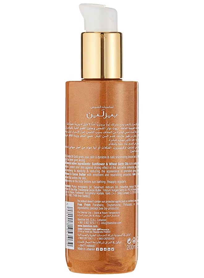 Beesline Suntan Oil Gold 200ml - Image 2