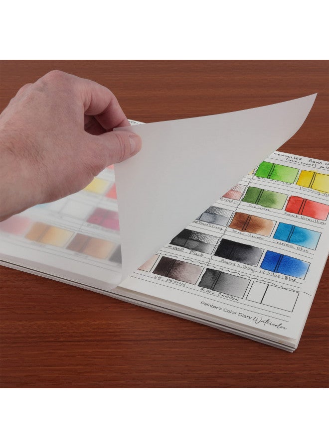 HG Art Concepts HG Art Concepts Painters Color Diary - 9x12" Spiral-Bound Acid-Free Color Swatch Book with 10 Pages for Watercolor & Mixed Media - 2 Pack  - Image 3