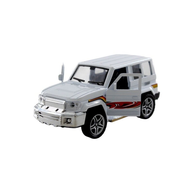 Land Cruiser Jeep Pull back Metal Car Zinc Alloy For Boys Girls Gift - Image 5