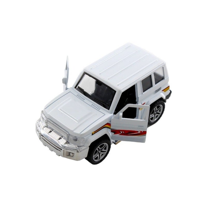 Land Cruiser Jeep Pull back Metal Car Zinc Alloy For Boys Girls Gift - Image 4