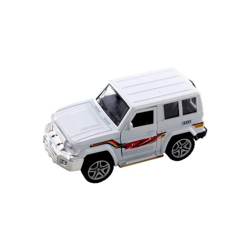 Land Cruiser Jeep Pull back Metal Car Zinc Alloy For Boys Girls Gift - Image 2
