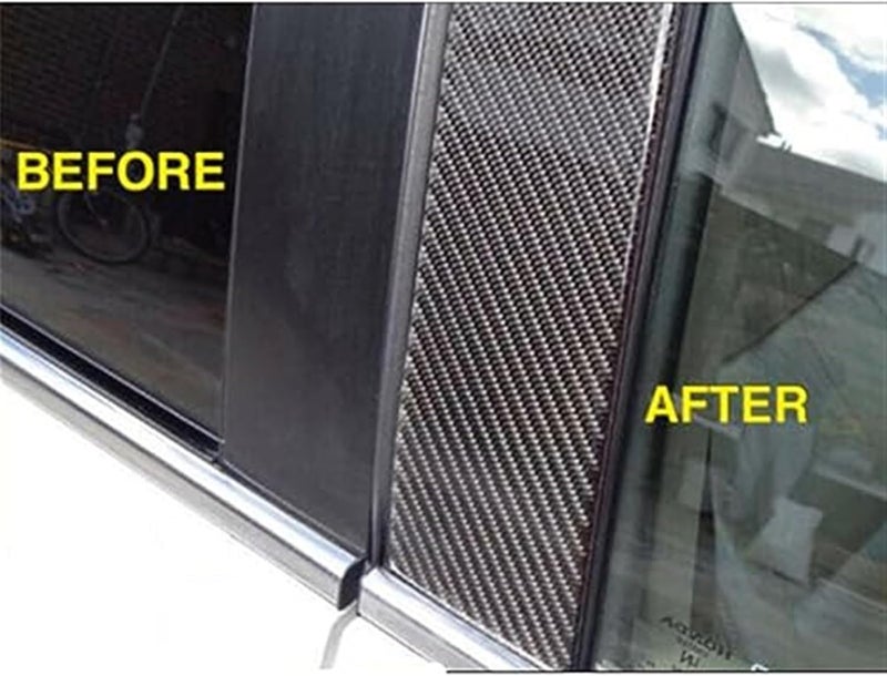 Wivplex Carbon Fiber Car Window Trim Cover for HR-V 2023 - Image 2
