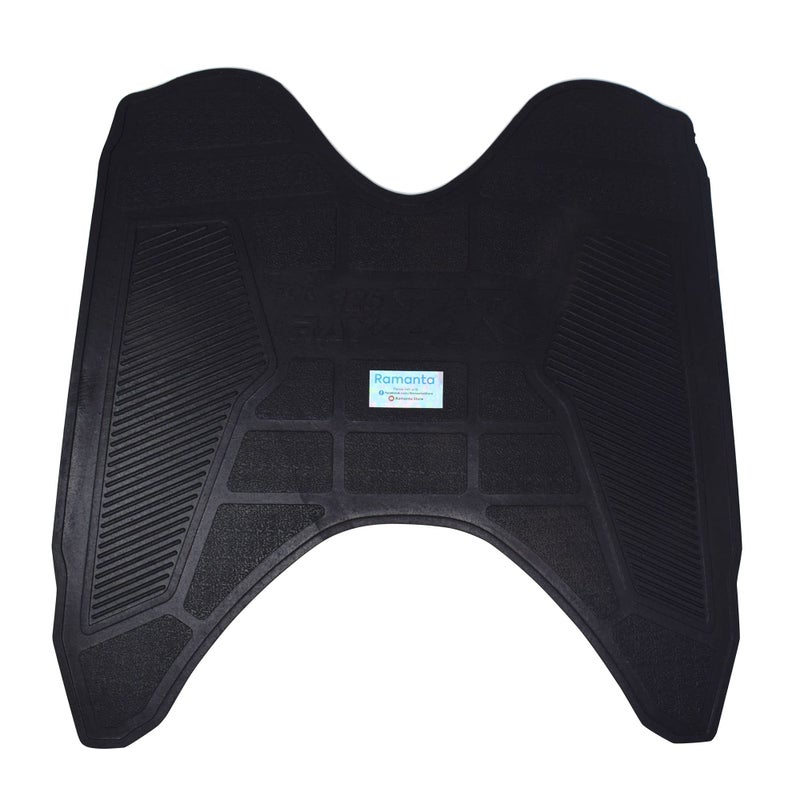 Ramanta Ray ZR Foot Mat Washable PVC/Soft Rubberized Floor Mat/Foot Mat Compatible for Ray ZR BS-6 (1 PC, Black) - Image 4