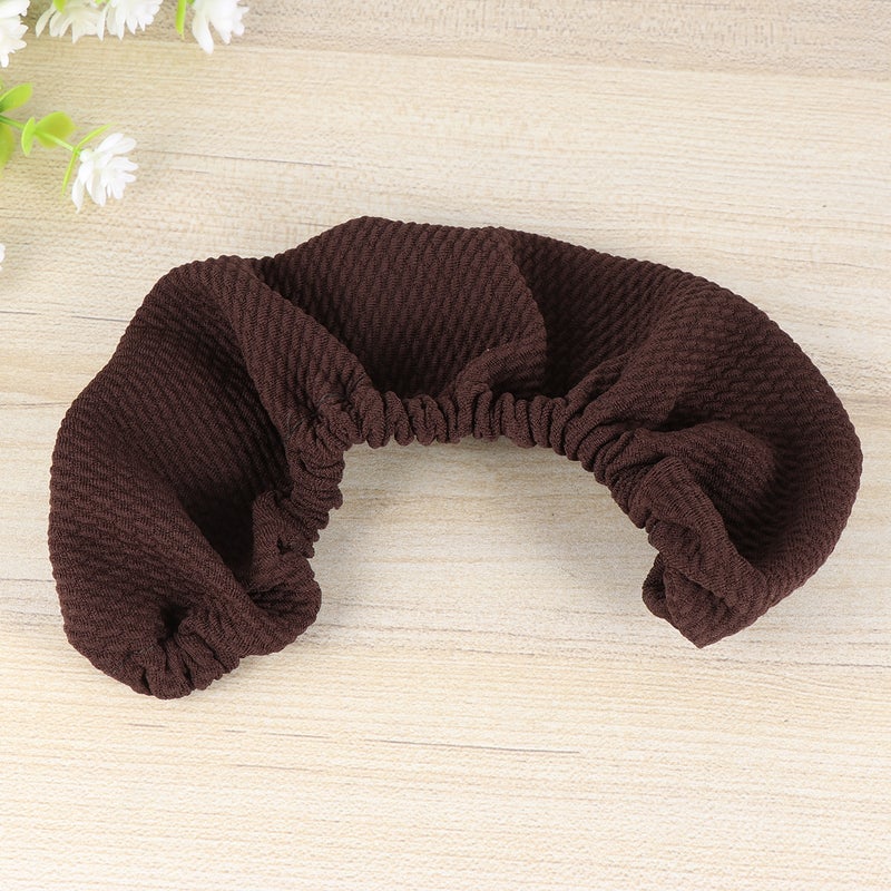 2pcs Thickened Office Computer Chair Armrest Protect Cover Elastic Band Chair Arm Rest Sleeves (Coffee) - Image 4