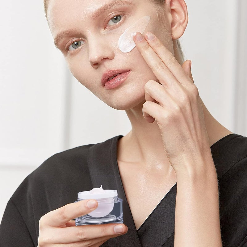 Plastic Cream Jars, 0.35oz Clear Lotion Travel Containers with Leak Proof Lids, Wide Mouth Moisturizer Containers for Creams, Beauty Products, Powder - Image 2