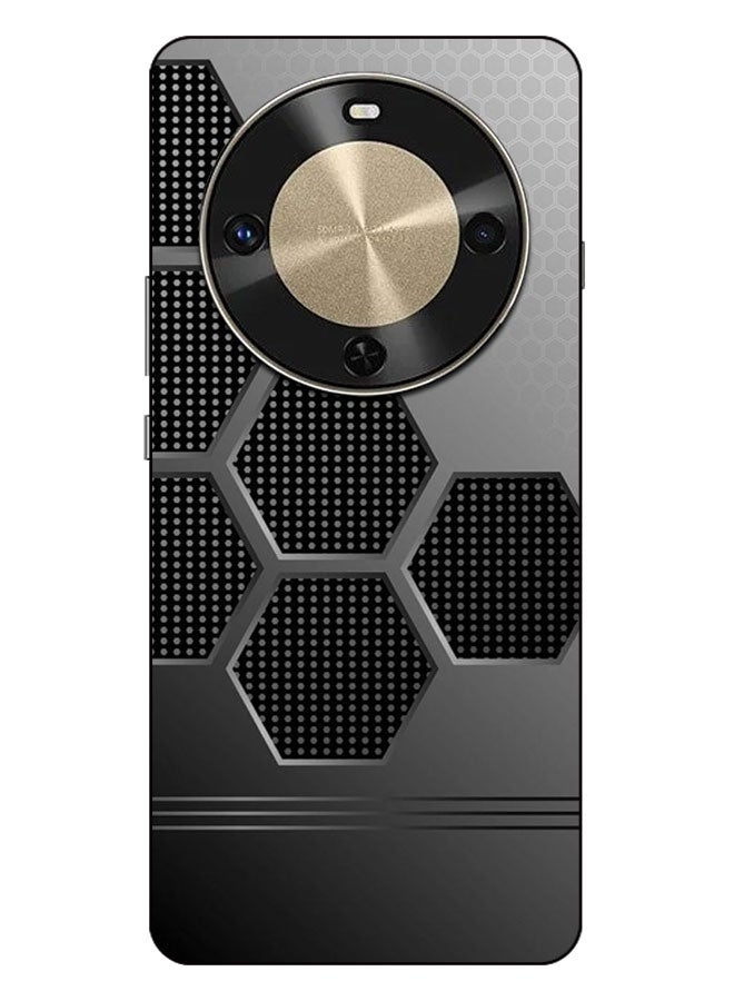 EYE CATCH Printed Protective Case Cover For Huawei Enjoy 70x-  Hexagon Pattern - Image 1