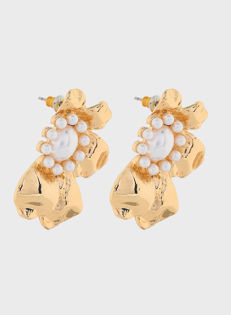 ELLA Floral Stud Earrings  - Image 1
