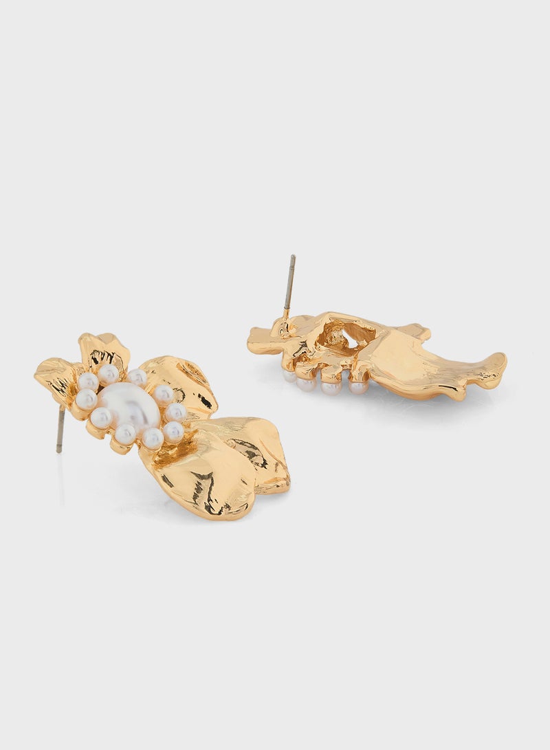 ELLA Floral Stud Earrings  - Image 2