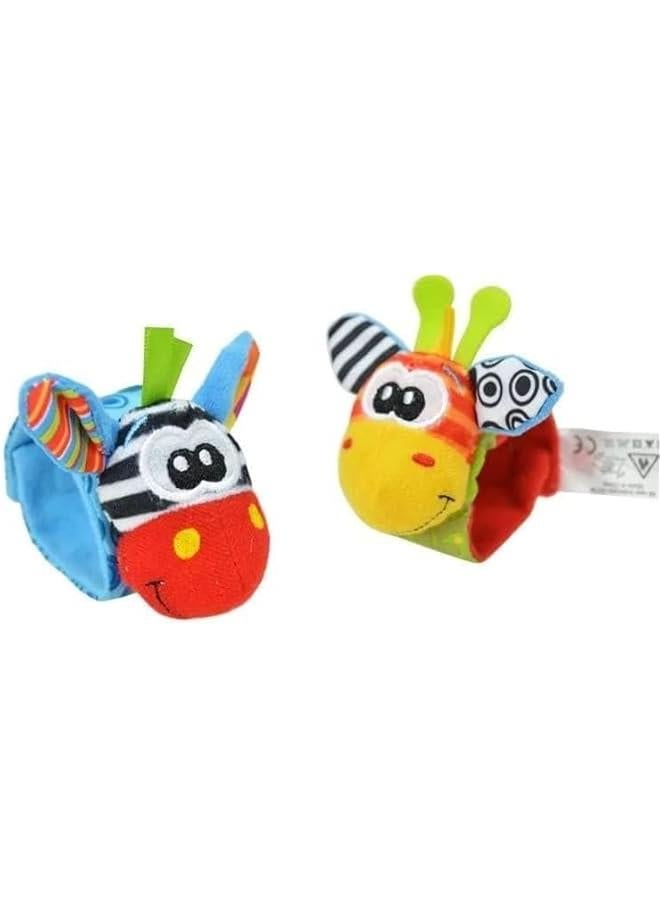 هوكور Portalov 4 Pcs Newborn Baby Soft Toys and Foot finder Set, Perfect Toys for 0-12 Months Newborn,Boys and Girls Shower Gifts, Garden Bug Series - Image 3