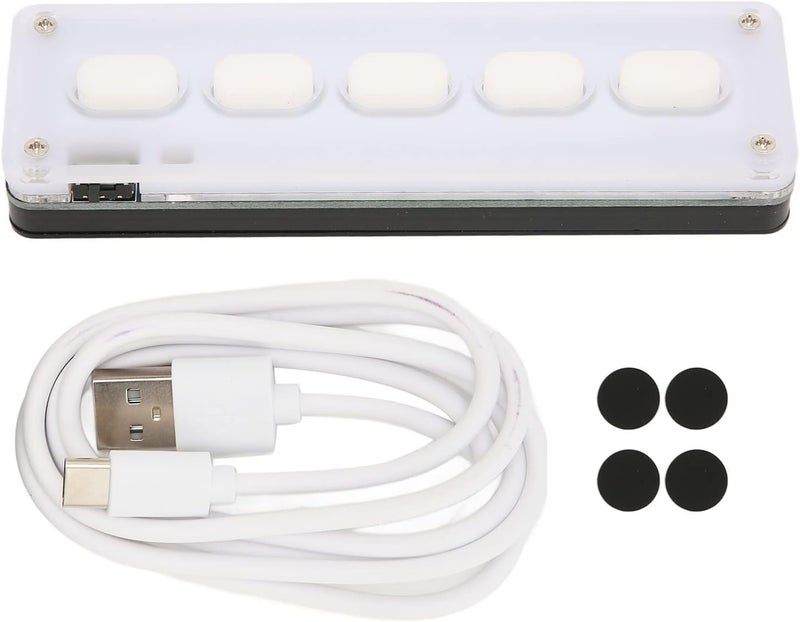 5 Keys Programmable Keys Tequisable (White) - Image 4