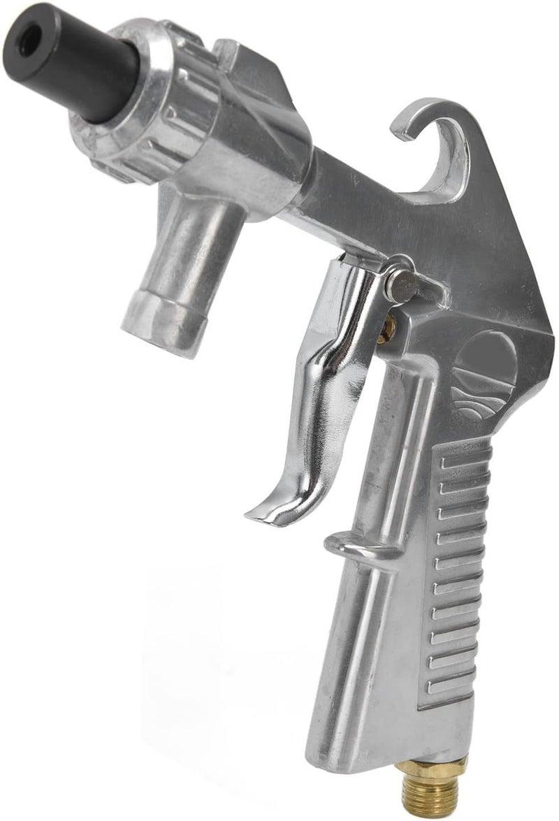Pneumatic Air Sand Kit with Nozzles and 33.46in Tube, Aluminum and Ceramic Industrial Sandblasting Gun - High Pressure Rust Removal, Surface Refinishing for Home and - Image 3