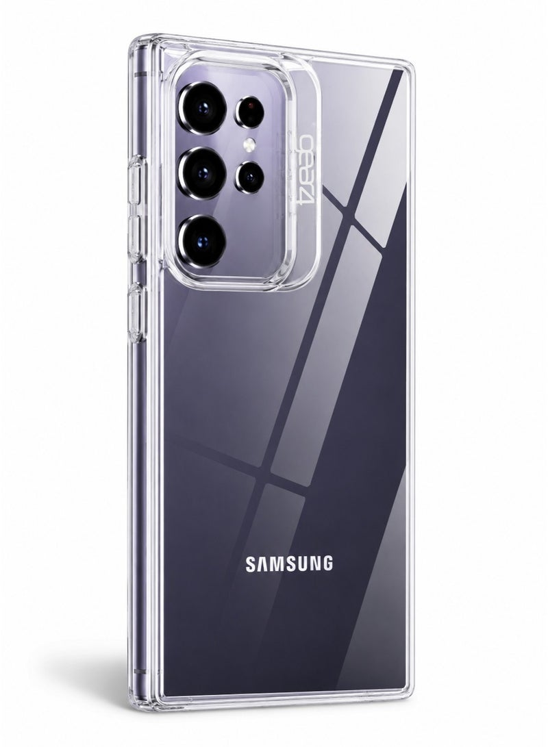 Gear4 Galaxy S23 Ultra, Shockproof mobile phone case anti-scratch protection cover that supports MagSafe wireless charging, made of high-quality thermoplastic polyurethane - transparent - Image 1