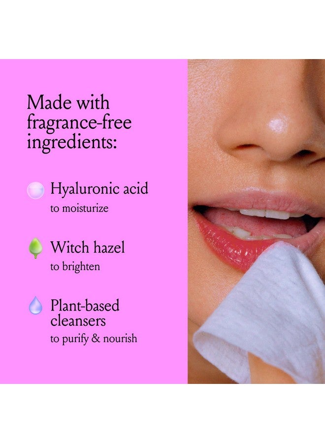 Billie Illie Wonder Wipes Makeupremoving Face Wipes With Hyaluronic Acid And Witch Hazel 25 Count  - Image 5