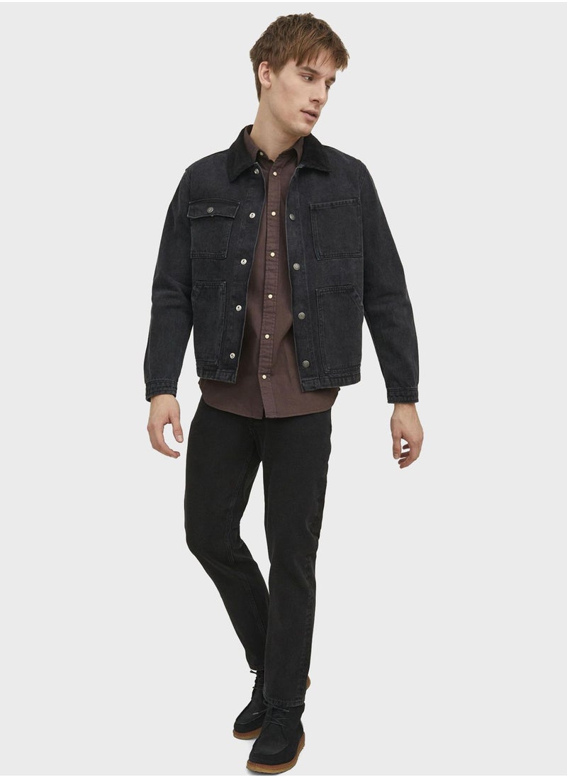 JACK & JONES Jjichris Jjorignial Slim Fit Rinse Wash Jeans  - Image 4