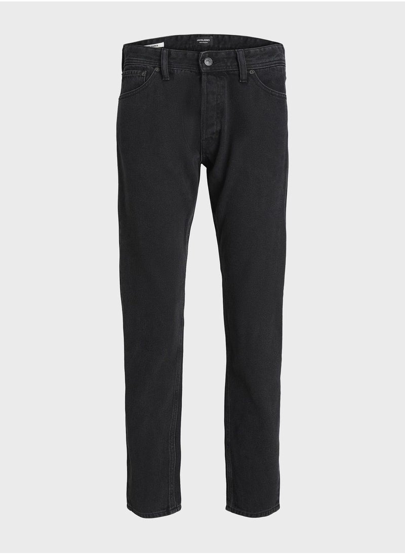 JACK & JONES Jjichris Jjorignial Slim Fit Rinse Wash Jeans  - Image 5