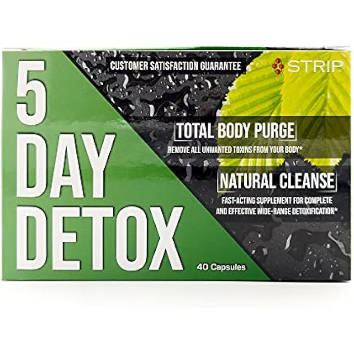 wellgenix Strip 5 Day Detox Cleanse - Complete Body Cleanse | Remove Toxins & Unwanted Impurities - Natural, Healthy Cleansing Support for Liver, Urinary Tract, Kidney, Digestive System - 40 Capsules - Image 2