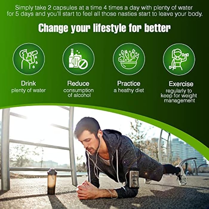 wellgenix Strip 5 Day Detox Cleanse - Complete Body Cleanse | Remove Toxins & Unwanted Impurities - Natural, Healthy Cleansing Support for Liver, Urinary Tract, Kidney, Digestive System - 40 Capsules - Image 5