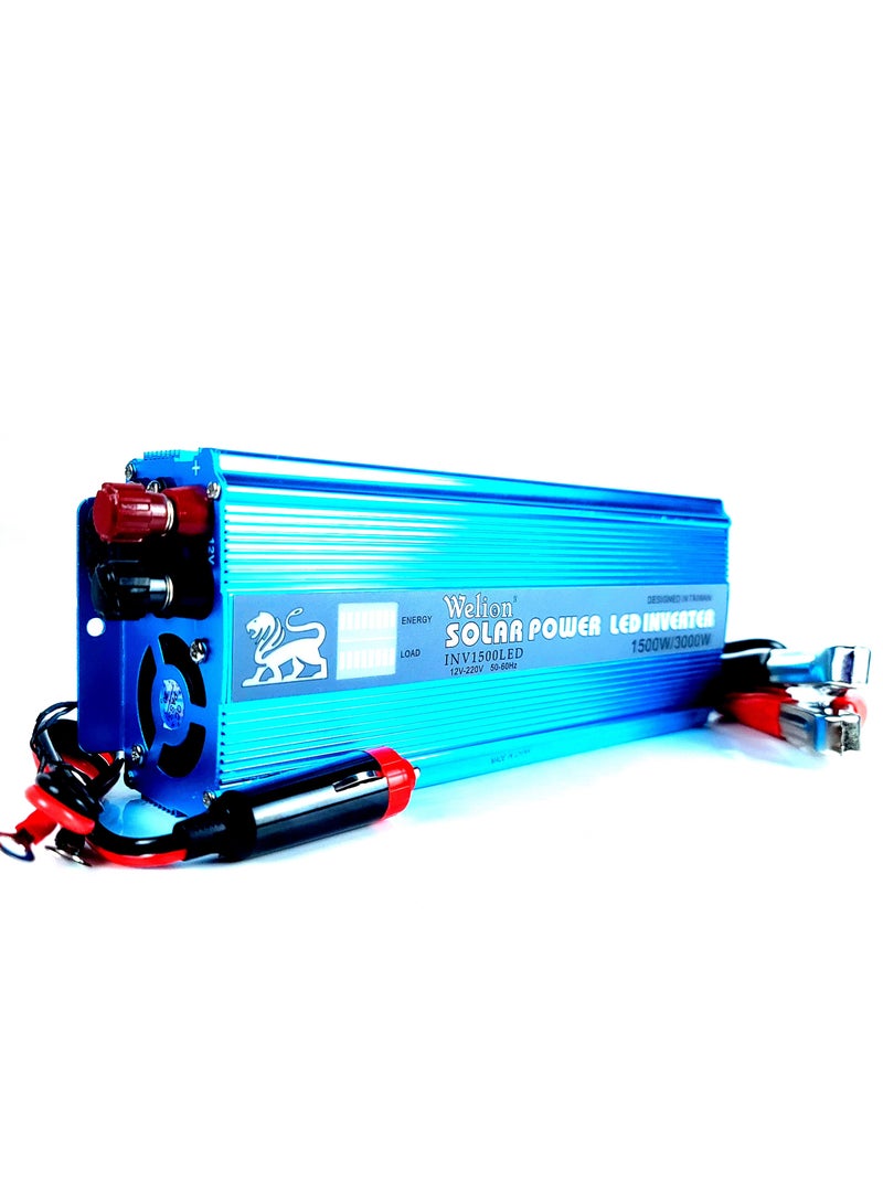 ويليون عاكس ويليون 220VAC TO12VDC 1500W LED  - Image 3
