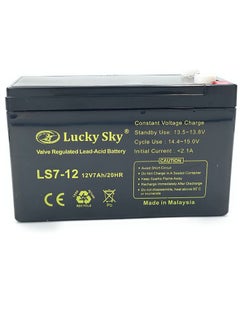 Lucky Sky Battery 12V 7Ah High-Performance Rechargeable Sealed Lead Acid Battery is a reliable and long-lasting power source for a wide range of applications.  - Image 3