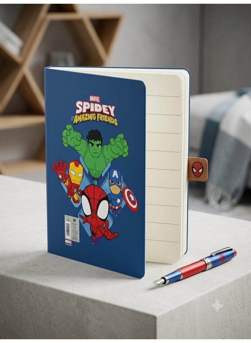 Pack of 20 notebooks (9-line, 28 sheets, 16x22.5 cm); features a cover with cartoon graphics, white paper, a sturdy cover, and assorted designs. - Image 1