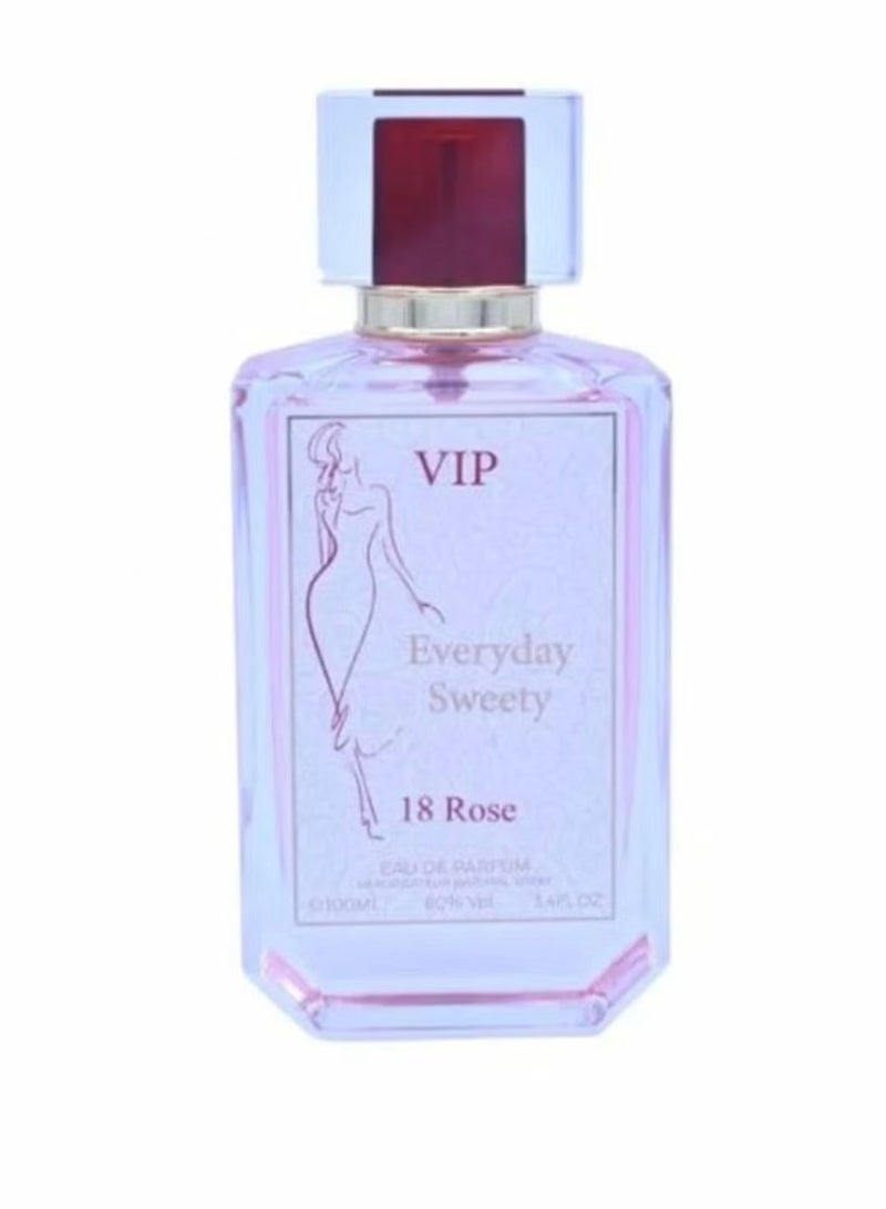 VIP Ever Day Sweet 18 Rose Perfume for Women 100ml - Image 2
