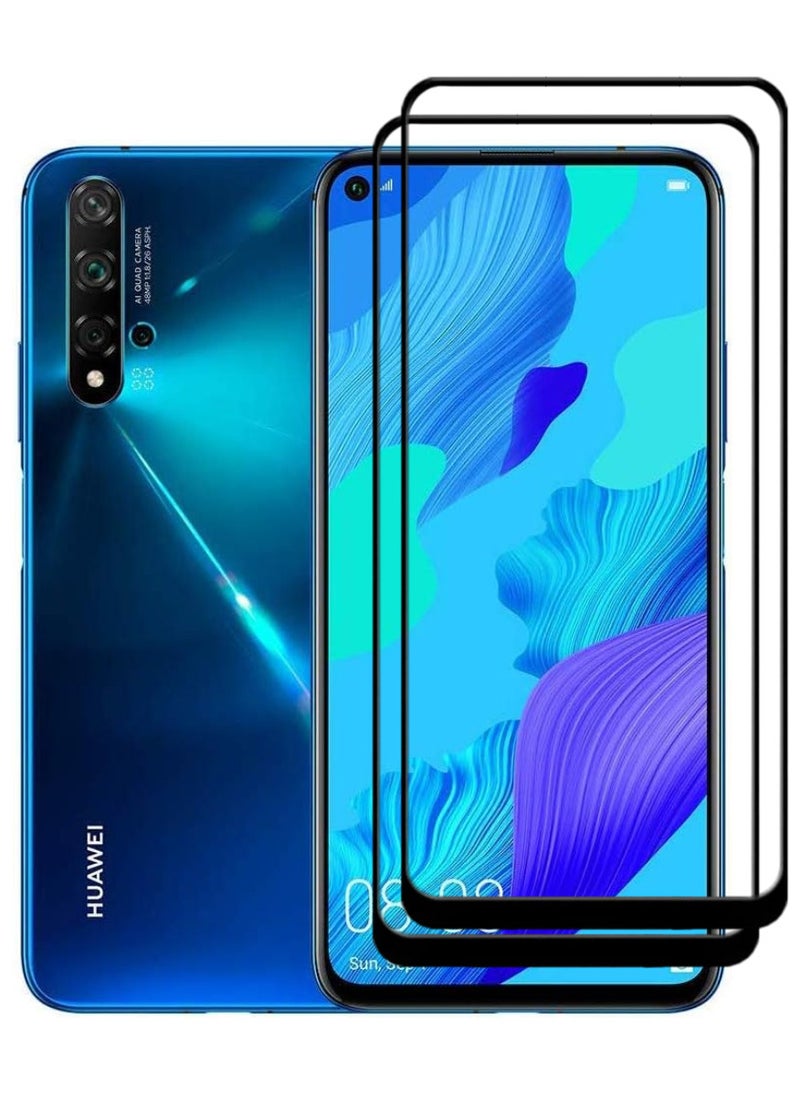 ACLIX 2 Pieces Antistatic ESD Dustproof Premium Quality High Definition Tempered Glass Screen Protector Designed For Huawei nova 5T - Image 1