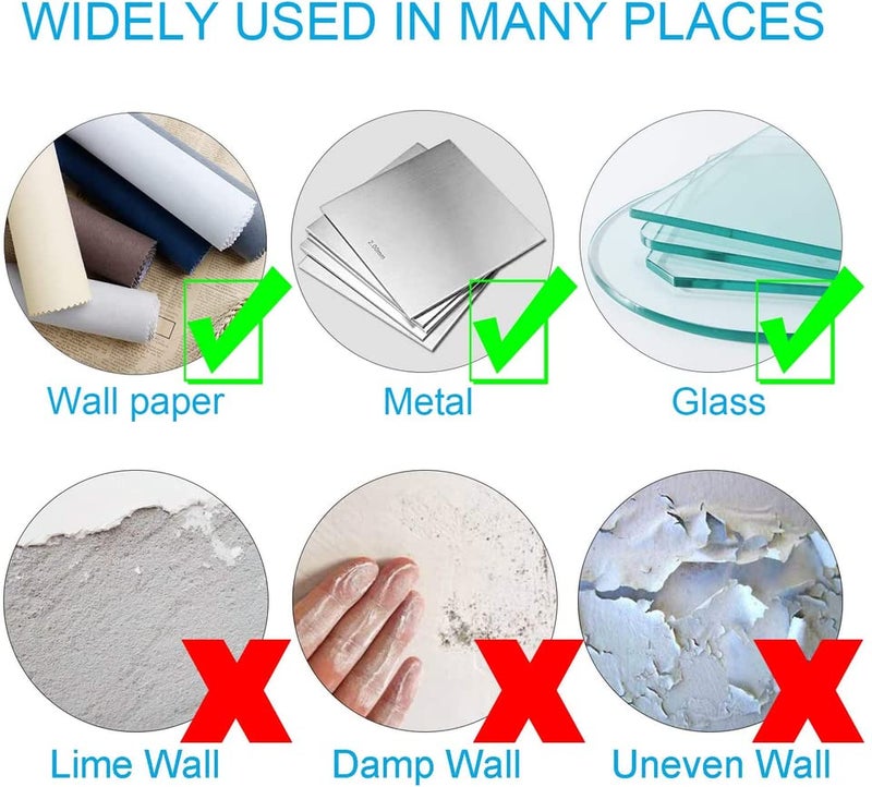 Ketmart Door Stopper Silicone Handle Bumpers Self Adhesive Wall Protector Door Knob Stops for Wall Furniture Accessories[8PCs] - Image 5