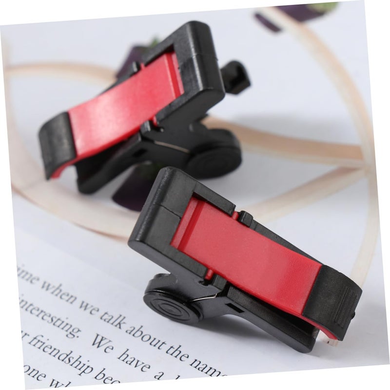 Chicken Eating Game Controller Assist Tool For Mobile Phone Black Red Medium 2 Pcs - Image 5