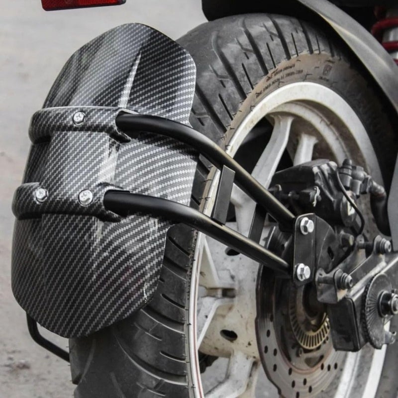 Aowbikes Carbon Fiber tyre Hugger Motorcycle Rear Mudguard Splash Guard for All Bikes - Image 2