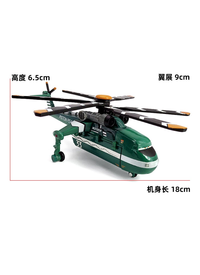 Aircraft Story Alloy Belt Packaging Fire Truck Lake Rescue Helicopter Transport Vehicle Weifengba Model Toy Helicopter prestige bully 