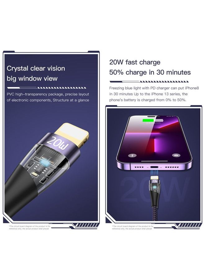 Totu TOTU BPD-011 Ming Series PD 20W Type-C to 8 Pin Fast Charging Data Cable Length:1.5m(Black)  - Image 3