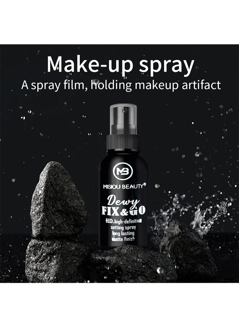 Misiou Beauty - Makeup Setting Spray,HD High Definition Setting Spray,Long-Lasting Water and Sweat Proof Control Oil,Non-Fading,Matte, Lightweight,Moisturising, Hydrating And Refreshing Makeup Setting Spray,Fine Mist - Image 1