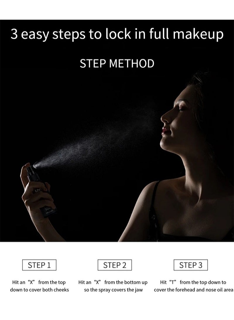 Misiou Beauty - Makeup Setting Spray,HD High Definition Setting Spray,Long-Lasting Water and Sweat Proof Control Oil,Non-Fading,Matte, Lightweight,Moisturising, Hydrating And Refreshing Makeup Setting Spray,Fine Mist - Image 1
