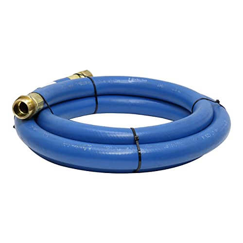 Underhill ShortyPro UltraMax Commercial Grade Garden Water Hose, Lightweight, Heavy-Duty, Flexible, Anti-Kink, 1200 psi, H75-S10, ¾ Inch x 10 ft, Blue - Image 1