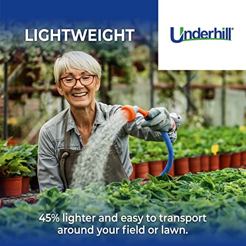 Underhill ShortyPro UltraMax Commercial Grade Garden Water Hose, Lightweight, Heavy-Duty, Flexible, Anti-Kink, 1200 psi, H75-S10, ¾ Inch x 10 ft, Blue - Image 5