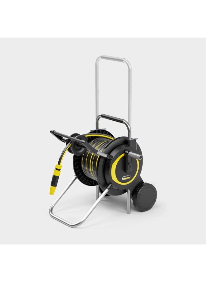 KARCHER مجموعة عربة خرطوم Ht 4.20 مع خرطوم 20م 1/2" وملحقات، تصميم مستقر، تخزين مدمج - Image 2