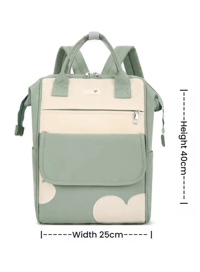 Multi Compartment Mommy Backpack Waterproof Stain Resistant with Hidden Pockets Portable Travel Nappy Backpack for Outdoor Use - Image 3