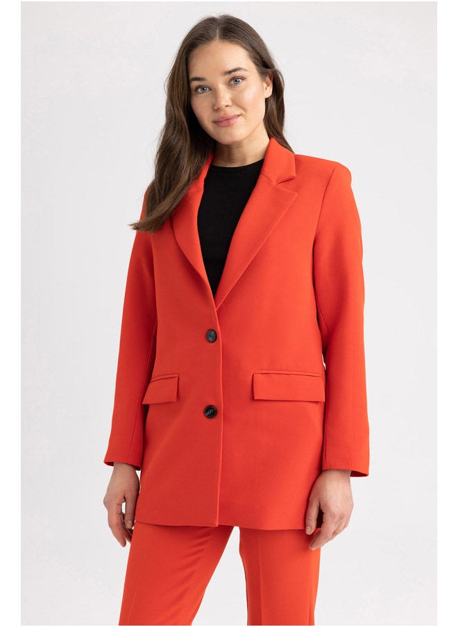 DeFacto - Woman Regular Fit Long Sleeve Blazer - Image 1