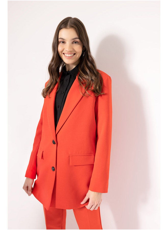 DeFacto - Woman Regular Fit Long Sleeve Blazer - Image 1